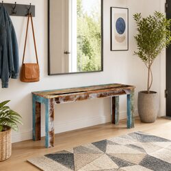 Handmade Vintage Antique Style Reclaimed Wood Bench