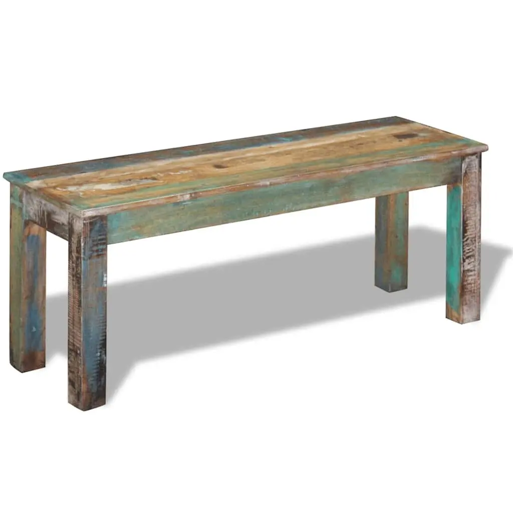 Handmade Vintage Antique Style Reclaimed Wood Bench