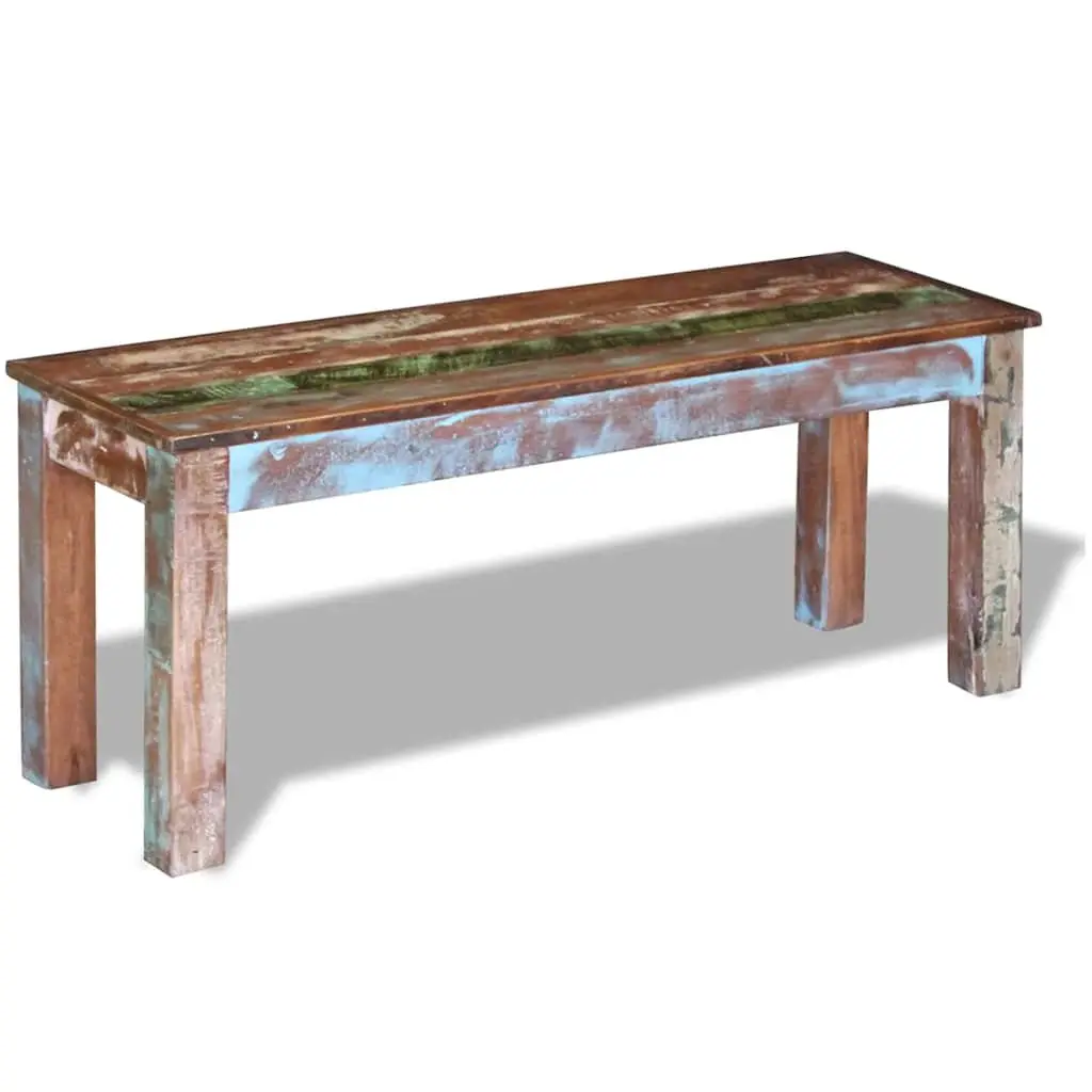 Handmade Vintage Antique Style Reclaimed Wood Bench