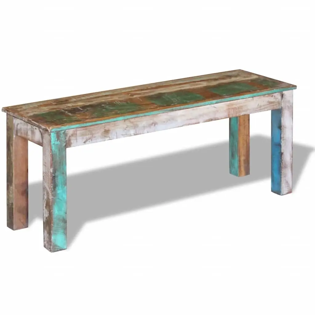 Handmade Vintage Antique Style Reclaimed Wood Bench