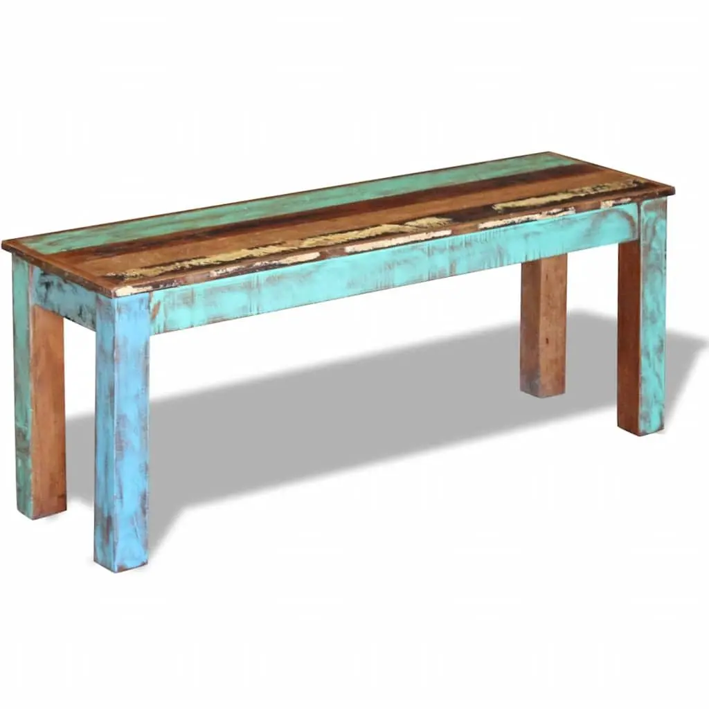 Handmade Vintage Antique Style Reclaimed Wood Bench