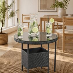 Round Tempered Glass Table Top 400mm for Living Spaces