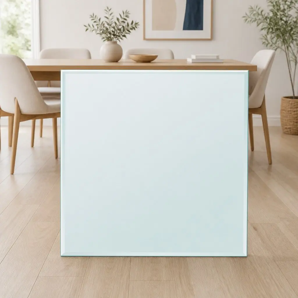 Square Tempered Glass Table Top 800x800 mm