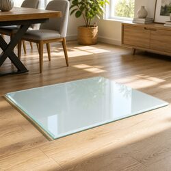 Square Tempered Glass Table Top 800x800 mm
