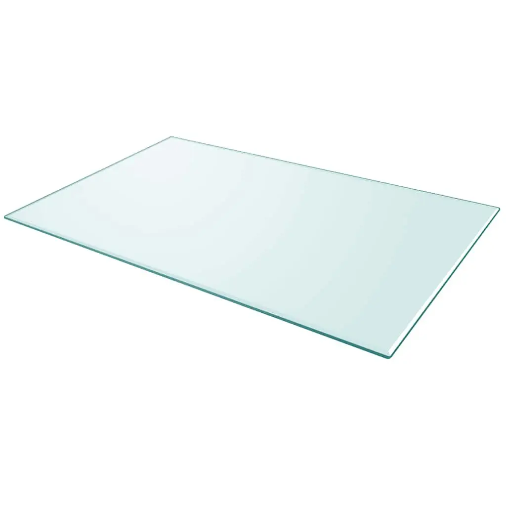 Rectangular Tempered Glass Table Top 1000x620 mm