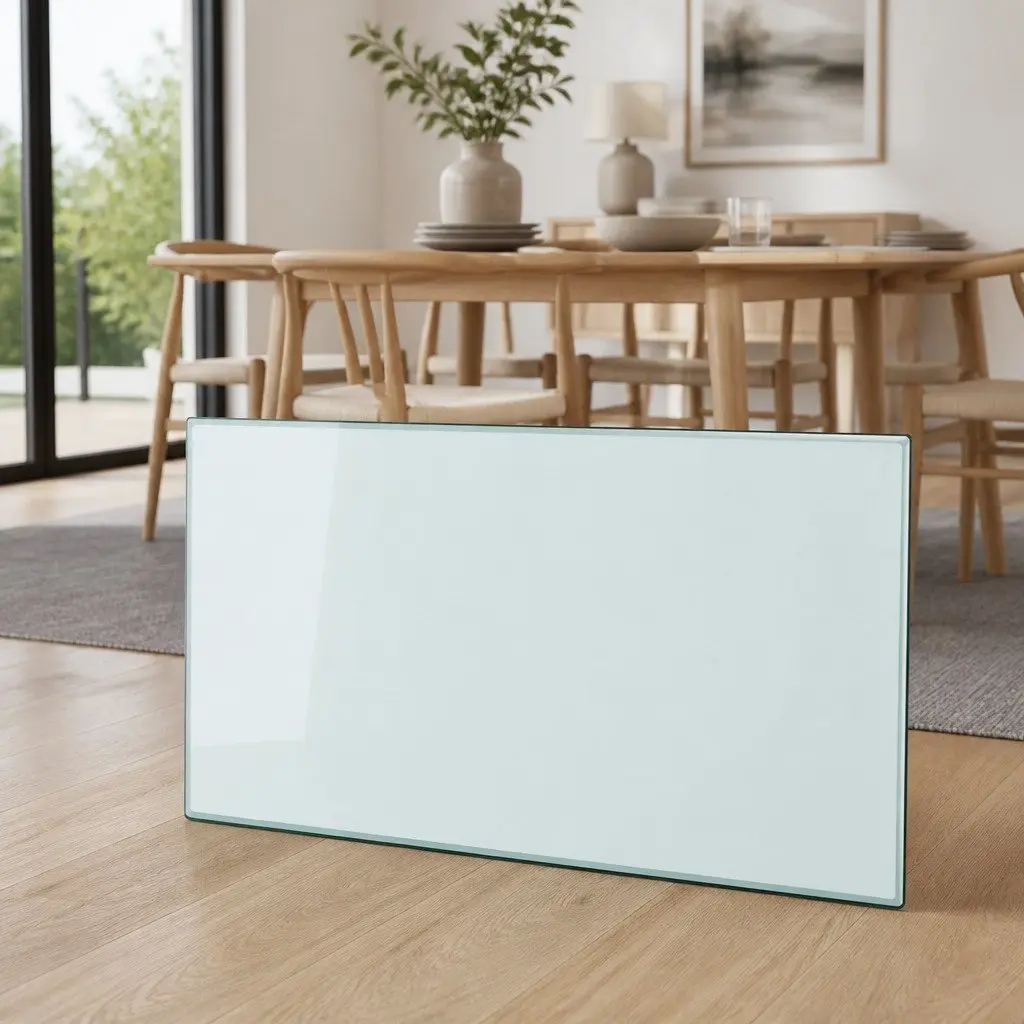 Rectangular Tempered Glass Table Top 1200x650mm