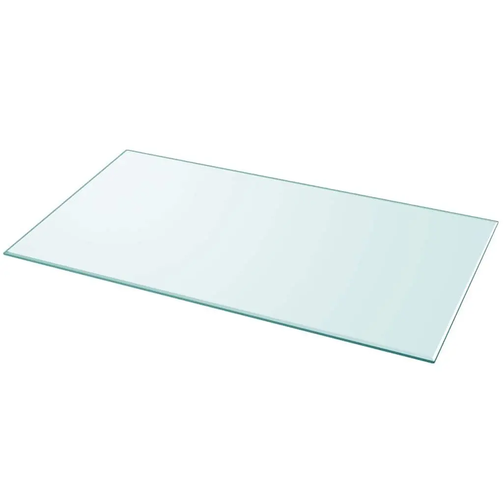 Rectangular Tempered Glass Table Top 1200x650mm