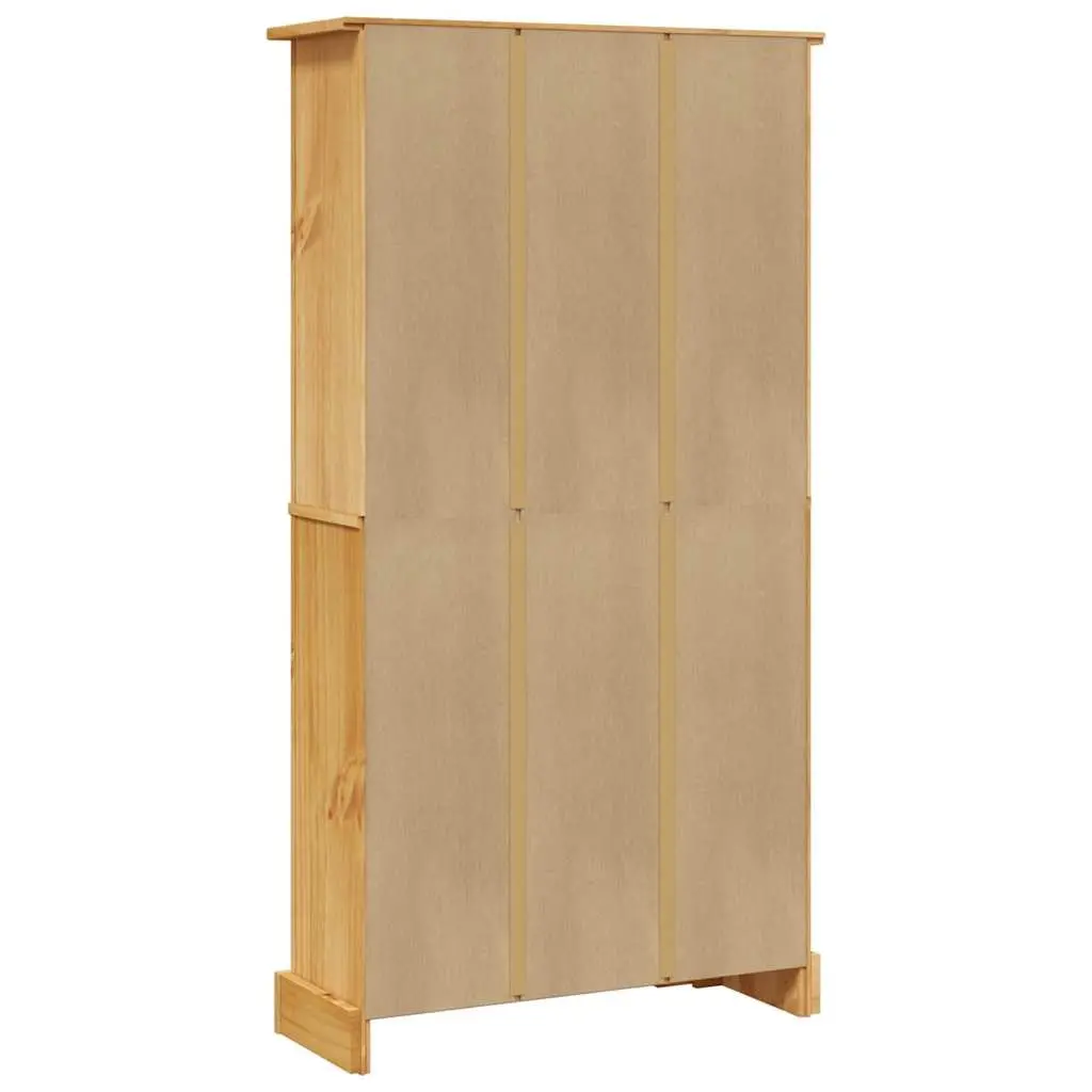 4-Tier Bookcase Brown Wooden Storage Unit Shelving Display 80 x 29 x 150 cm