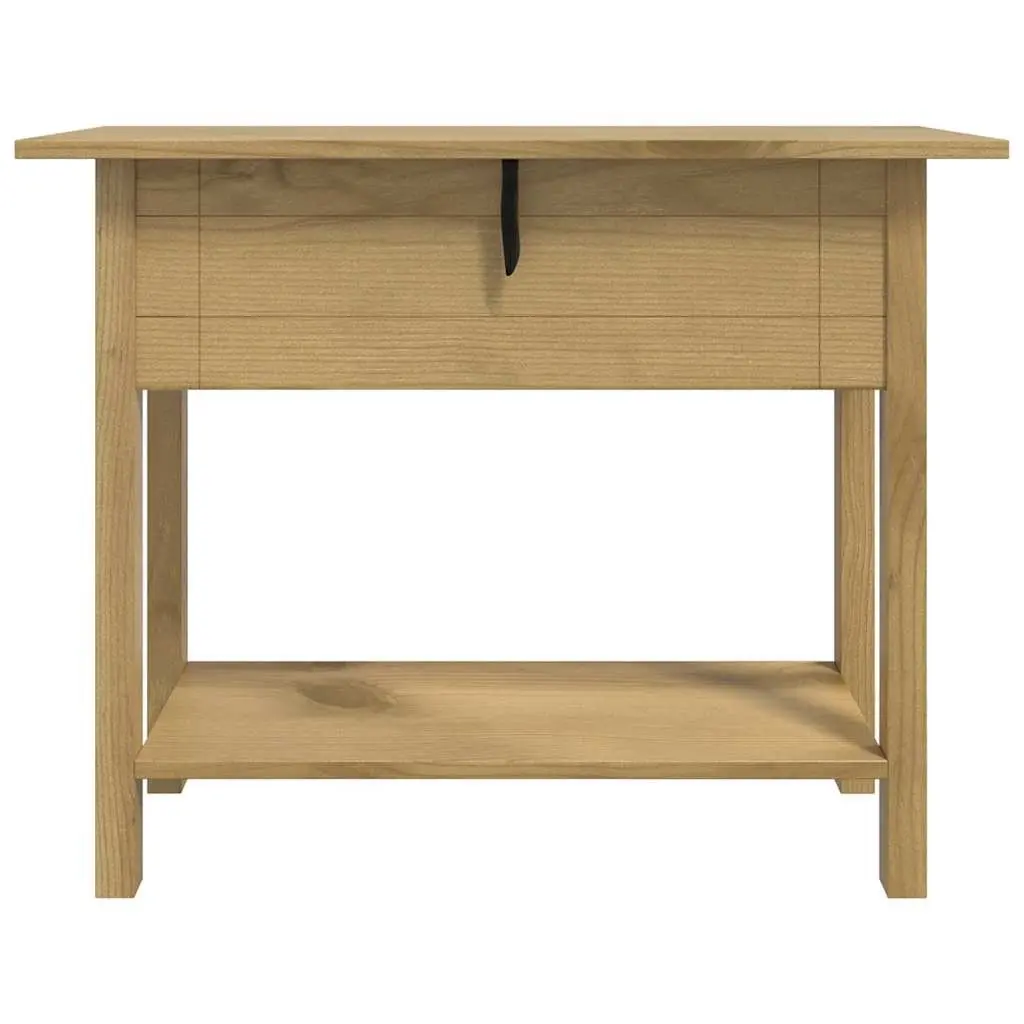 Rustic Mexican Console Table with Storage Drawers