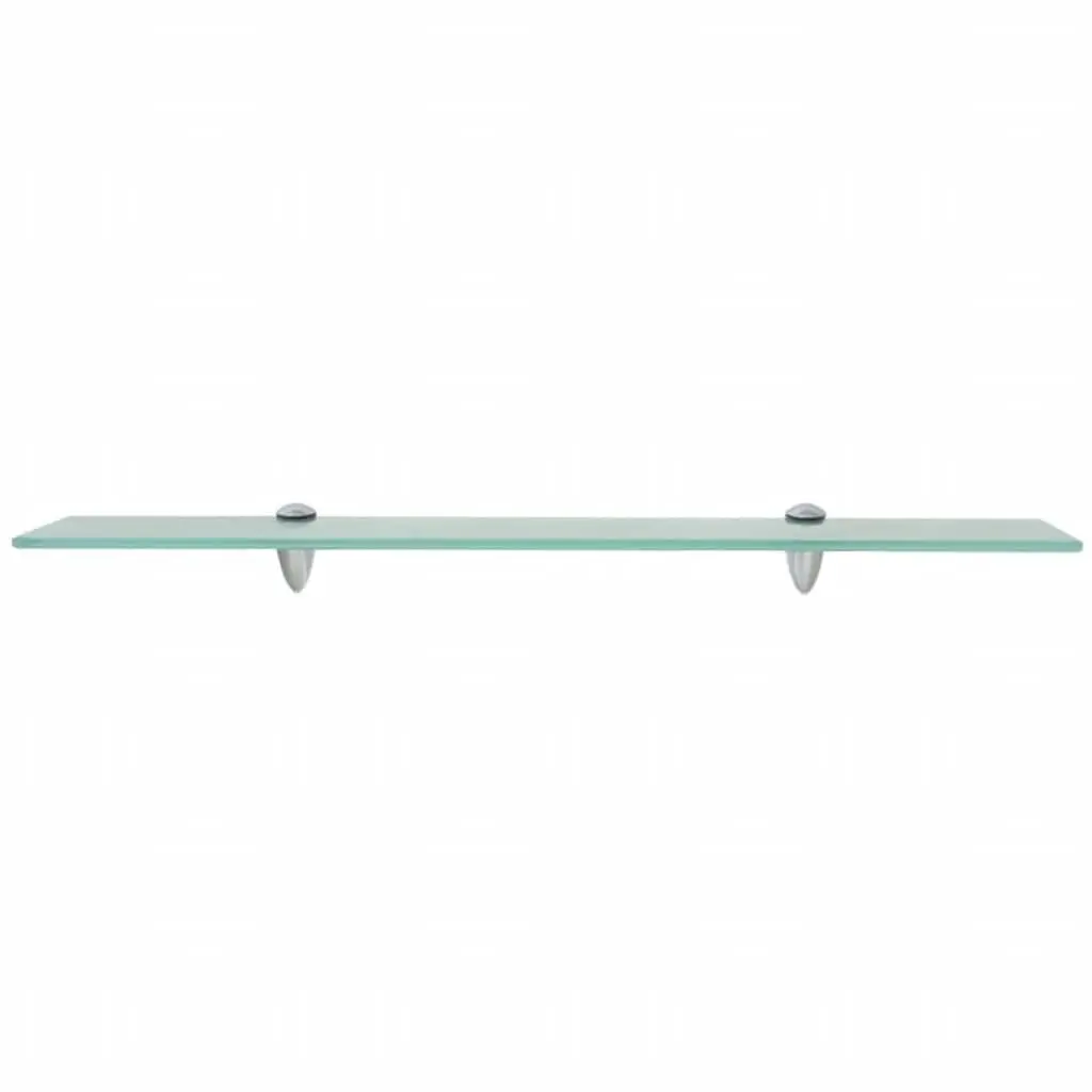 Floating Wall Shelf Transparent Glass 70x20 cm Modern Display Bracket