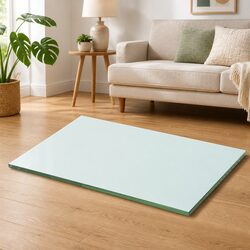 Clear Tempered Glass Shelf Panel for Home Display 20x30cm