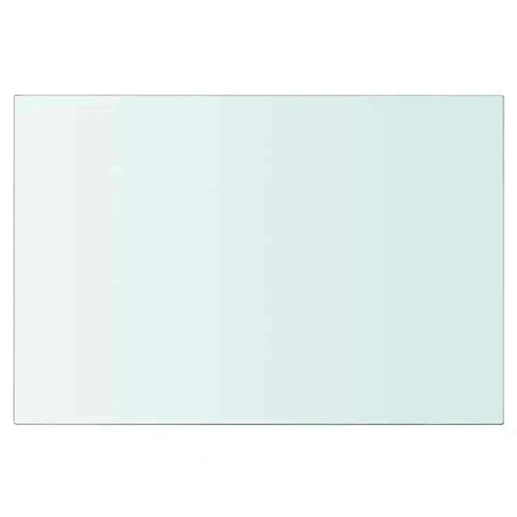 Clear Tempered Glass Shelf Panel 20x30cm Display Ledge for Home and Retail