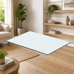 Clear Tempered Glass Shelf Panel 40x20 cm for Home