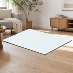 Clear Glass Shelf Panel for Stylish Home Display 40x25 cm