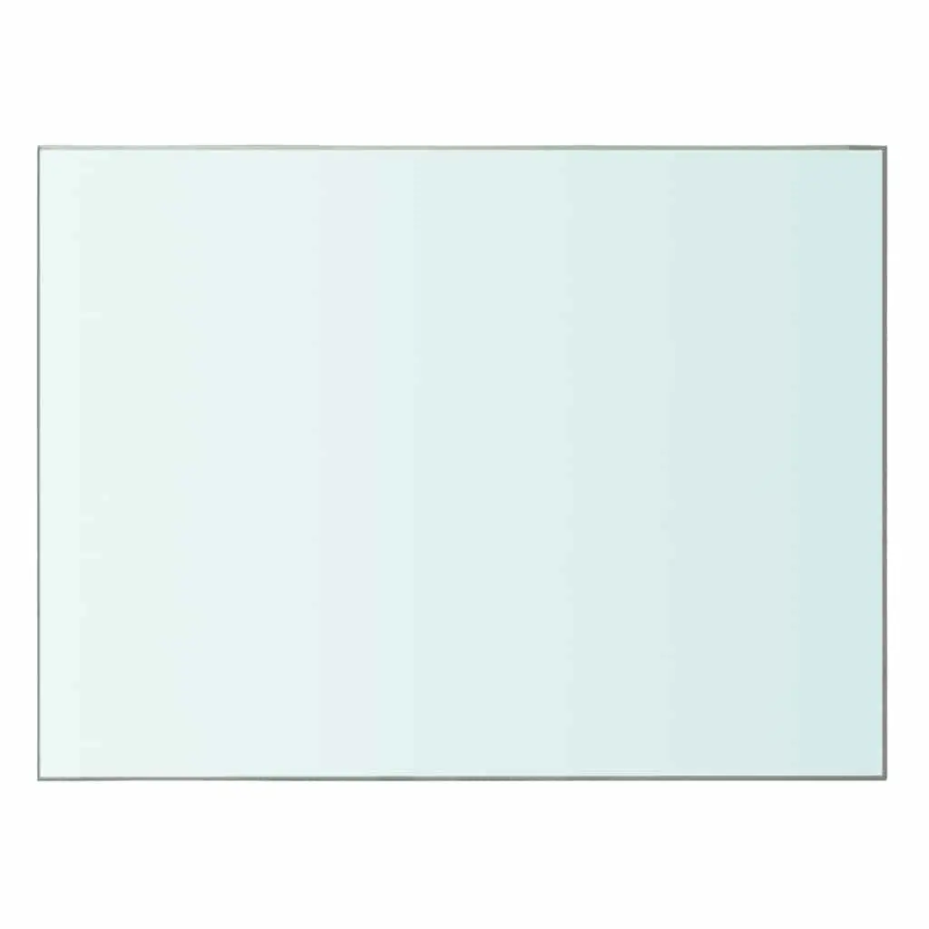 Glass Shelf Panel Clear 40x30cm Tempered Glass Wall Mount Display Shelving
