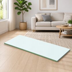 Clear Glass Wall Shelf Panel 50x15 cm for Stylish Display