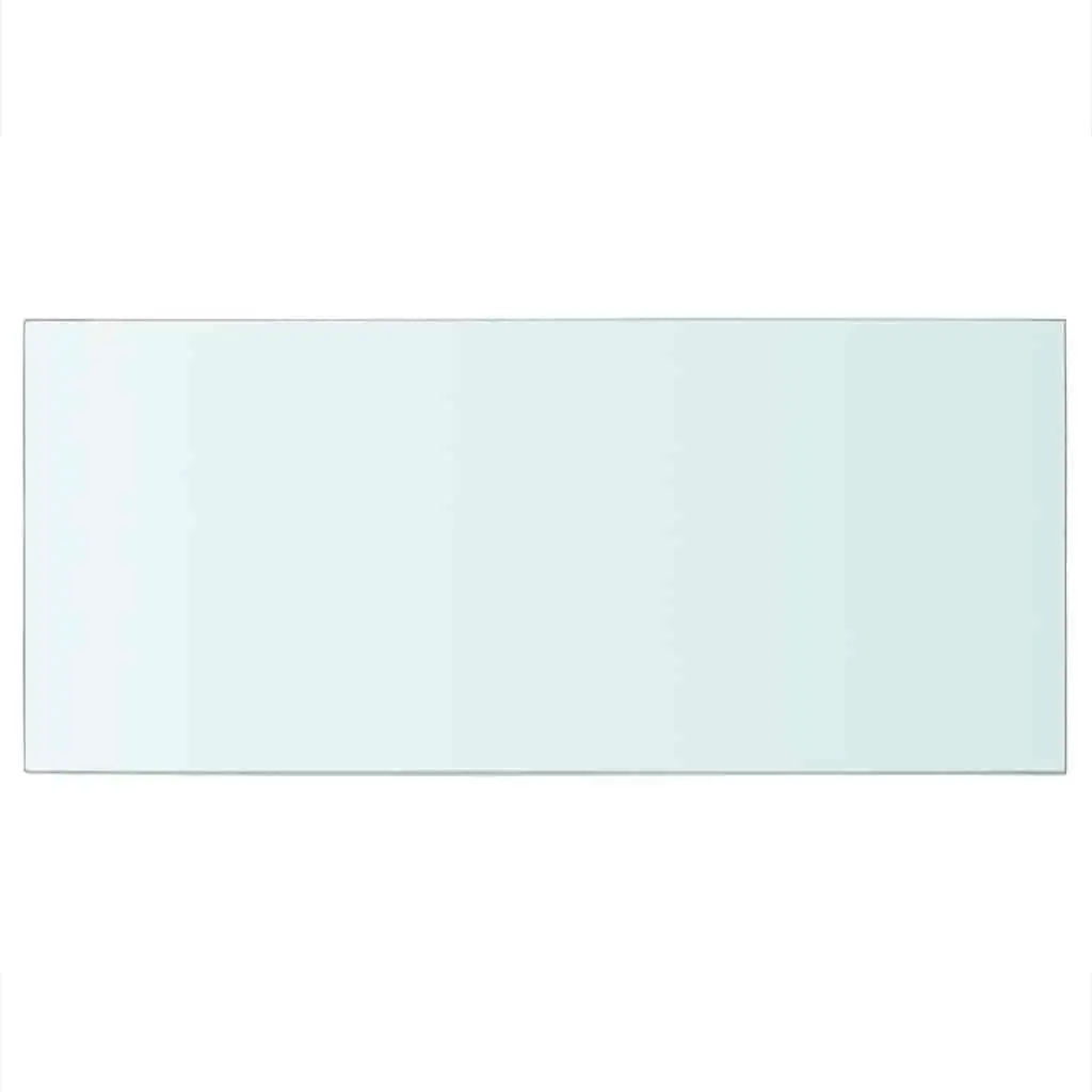 Glass Shelf Panel Transparent Wall Display Mount Shelving Unit Storage Ledge