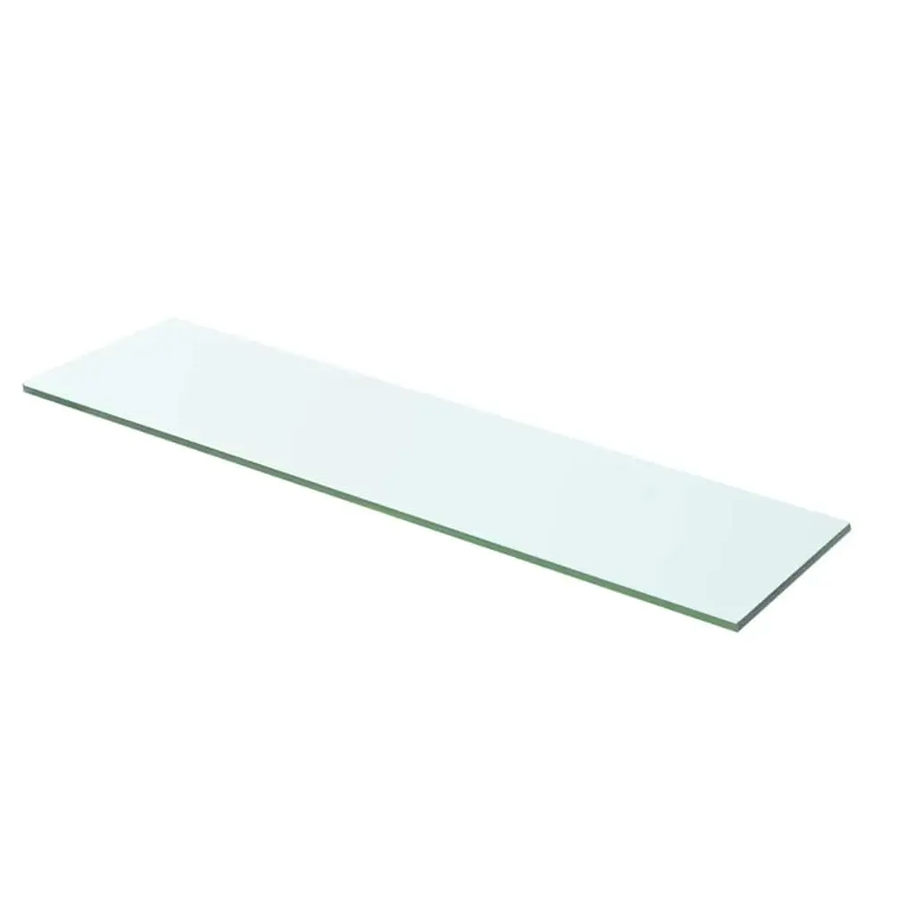 Glass Shelf Panel Clear Transparent 60x12 cm Tempered Glass
