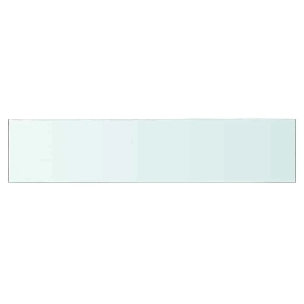 Glass Shelf Panel Clear Transparent 60x12 cm Tempered Glass