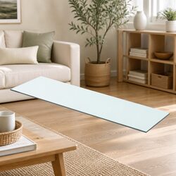 Clear Tempered Glass Shelf Panel 80x20 cm
