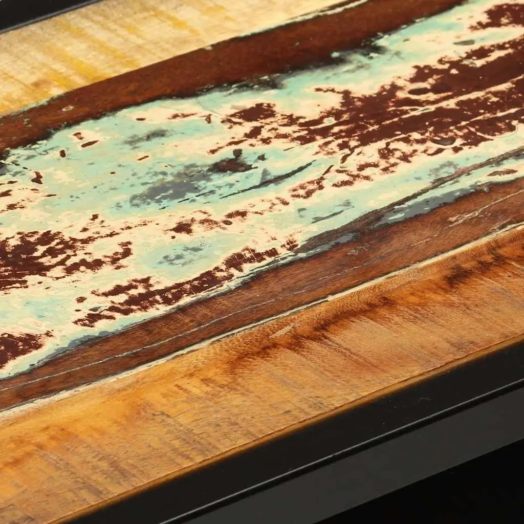 Reclaimed Wood TV Cabinet Industrial Style 90x30x48cm Iron and Reclaimed Wood