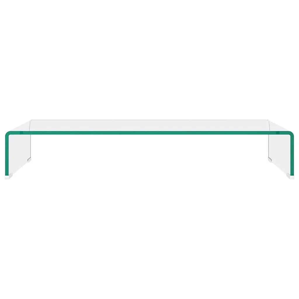Glass Monitor Riser for TVs and Laptops