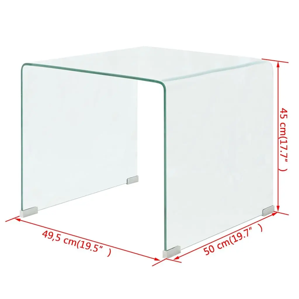 Coffee Table with Tempered Glass