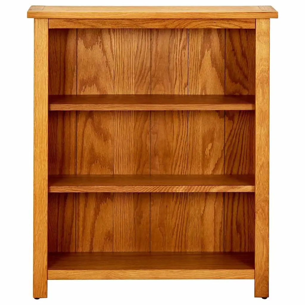 3-Tier Wooden Bookcase 70x22.5x82cm Standing Shelf Storage Display Unit