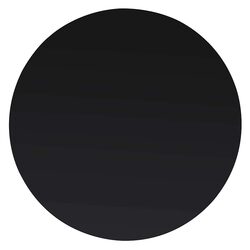 Round Tempered Glass Table Top 400mm Black Dining Coffee Garden Tables