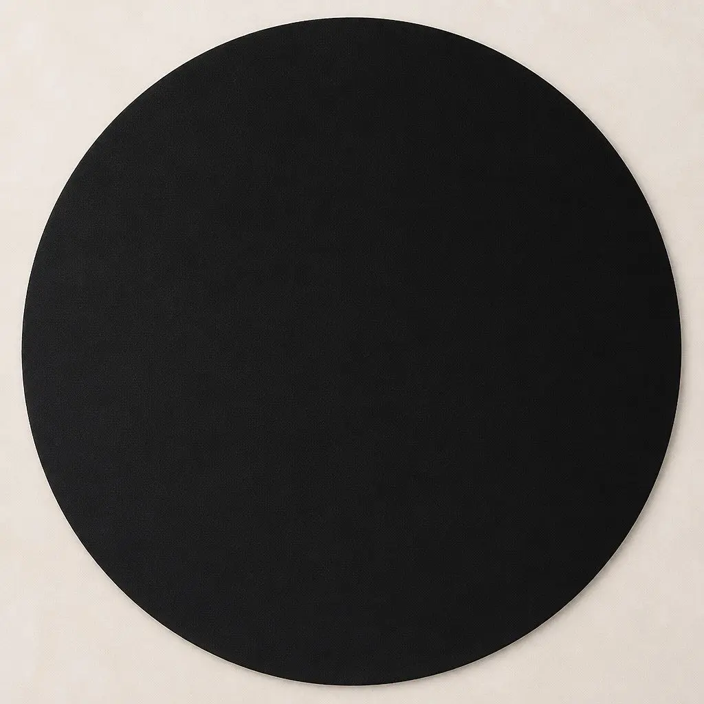 Round Tempered Glass Table Top 600mm Clear Durable