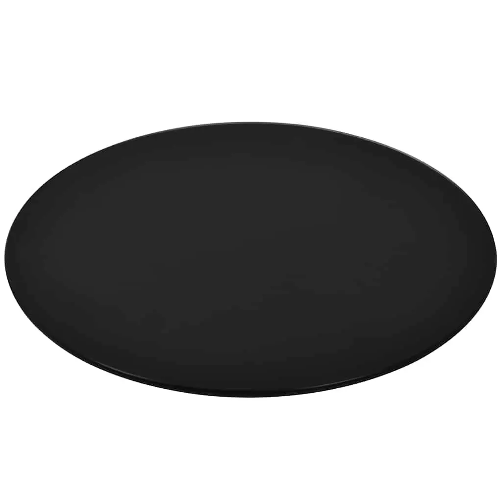 Round Tempered Glass Table Top 600mm Clear Durable