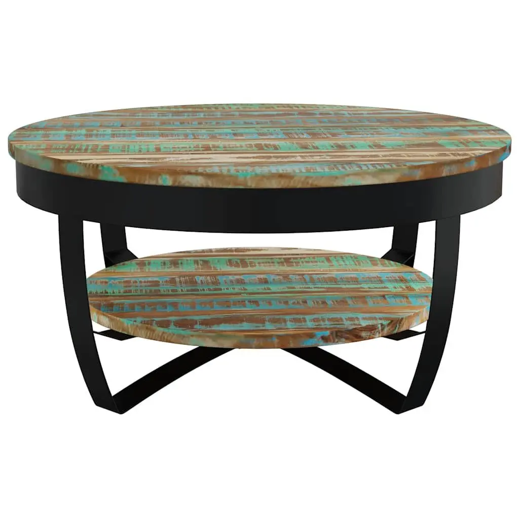 Handmade Solid Reclaimed Wood Coffee Table 65 cm