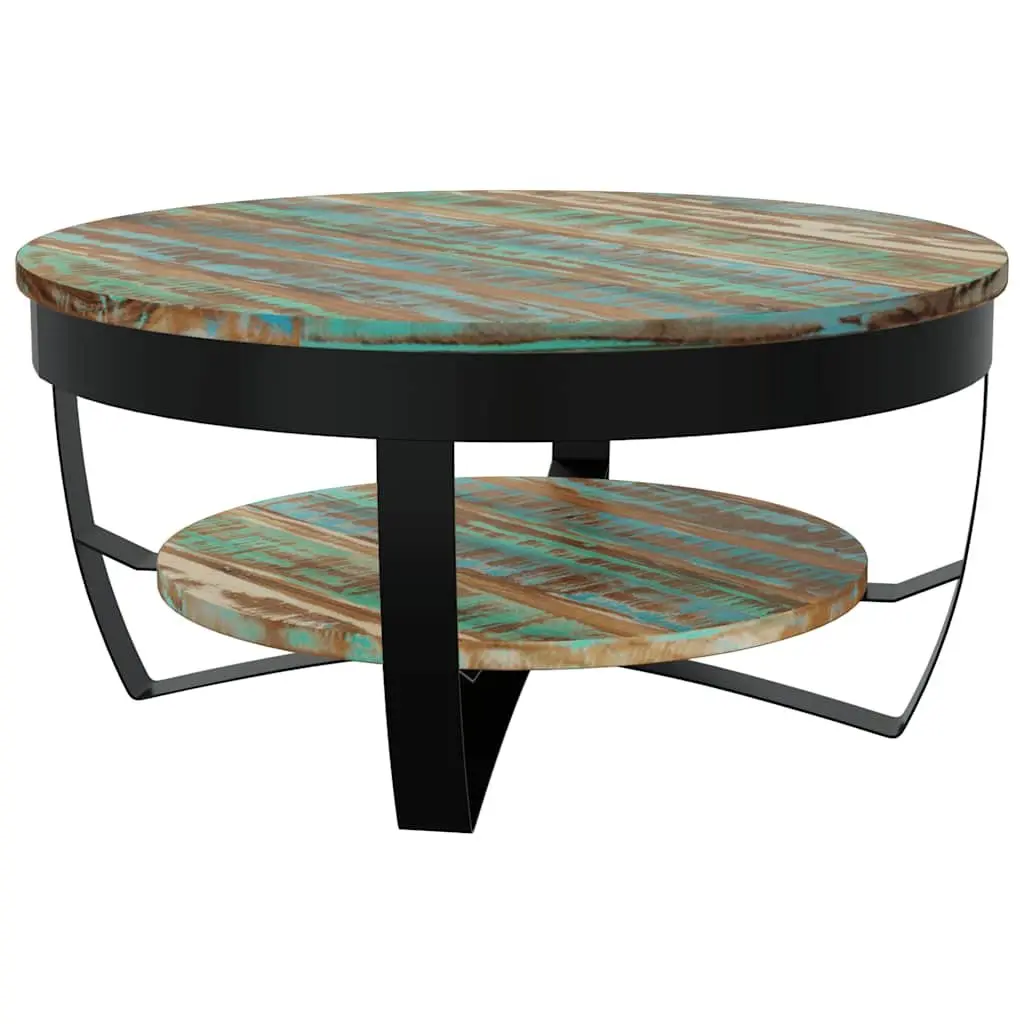 Handmade Solid Reclaimed Wood Coffee Table 65 cm
