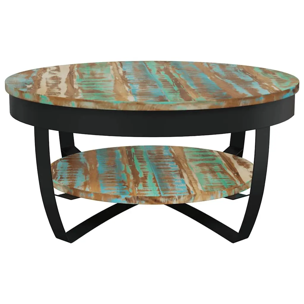Handmade Solid Reclaimed Wood Coffee Table 65 cm