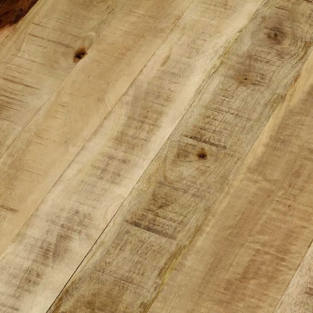 65cm Solid Mango Wood Coffee Table with Vintage Style