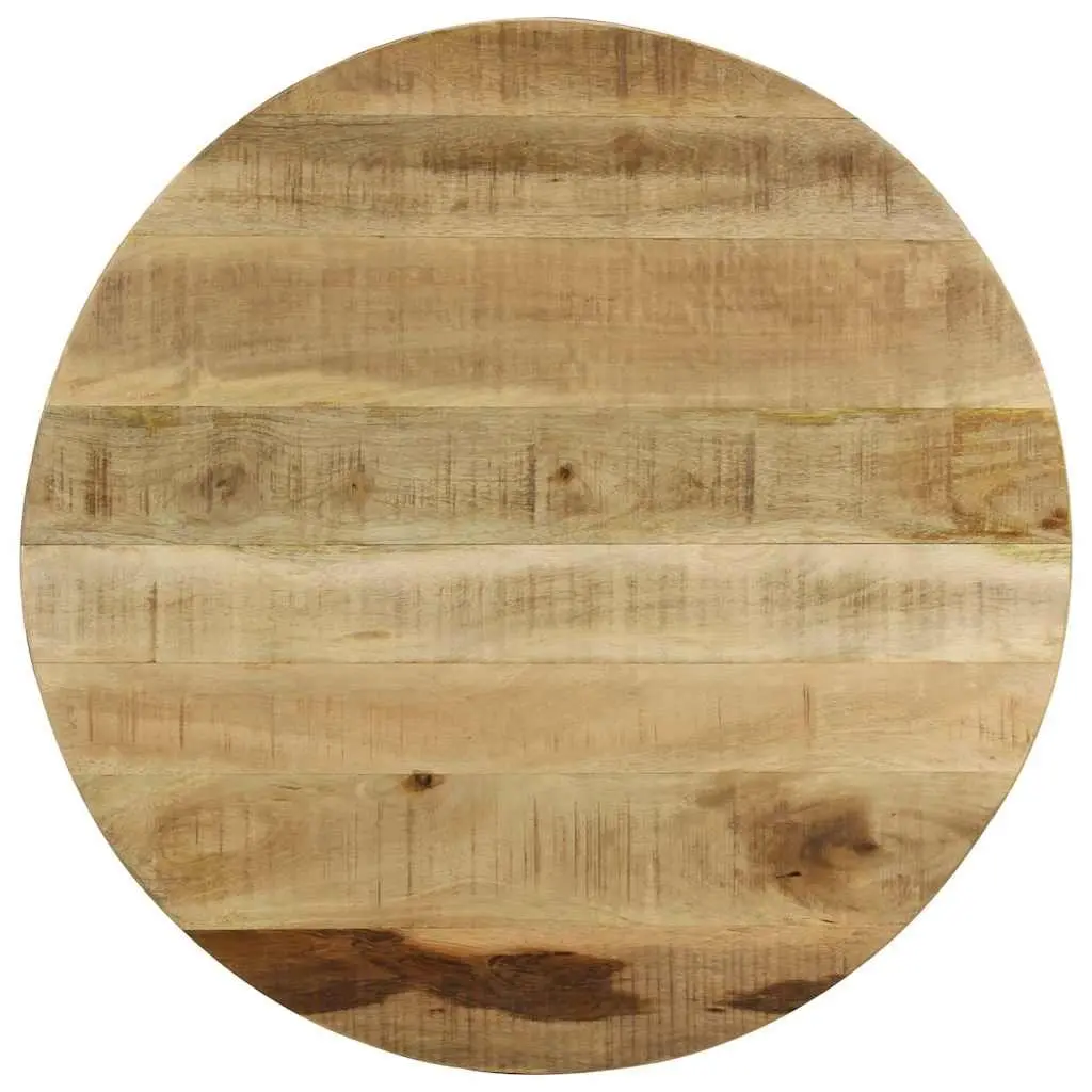 65cm Solid Mango Wood Coffee Table with Vintage Style