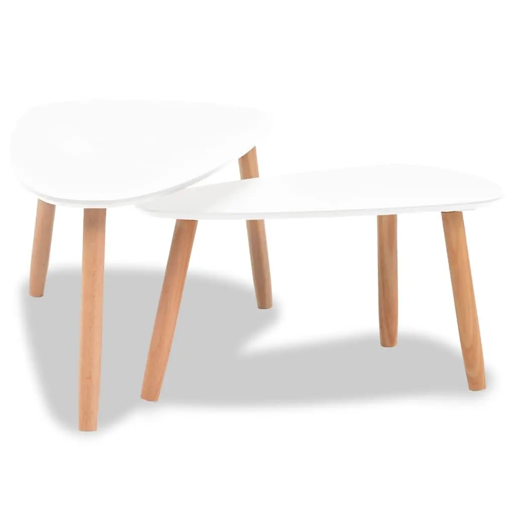 Scandinavian Style 2-Piece Coffee Table Set