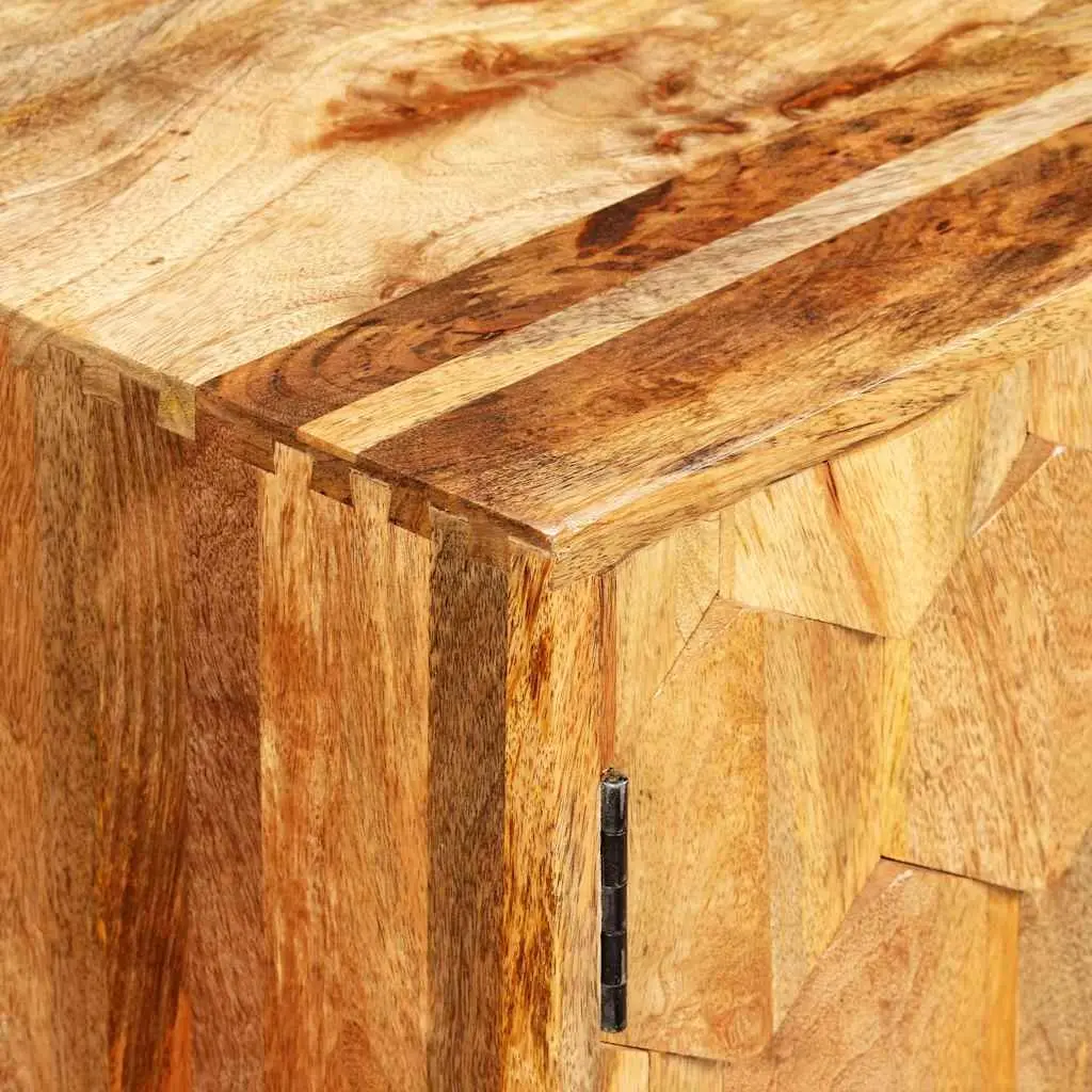 TV Cabinet Lowboard Brown 118x35x40cm Solid Mango Wood