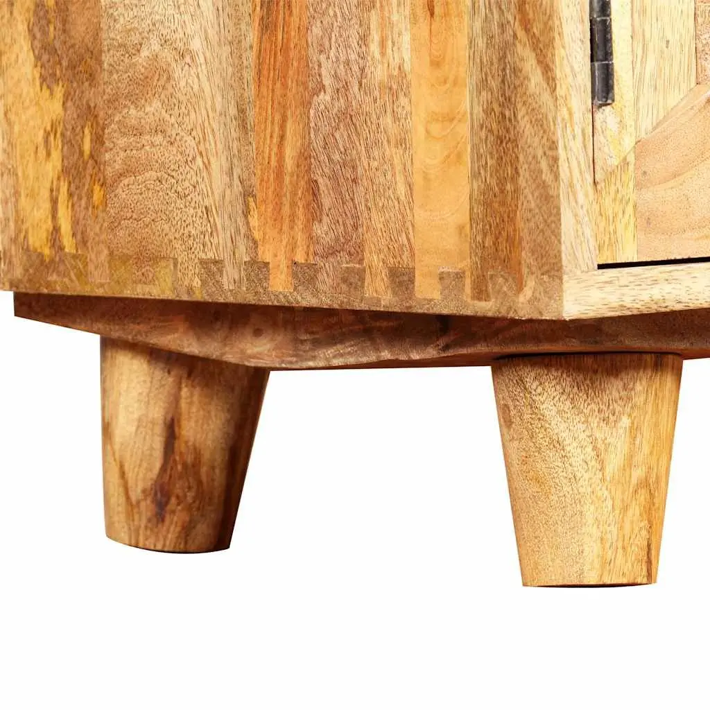 TV Cabinet Lowboard Brown 118x35x40cm Solid Mango Wood