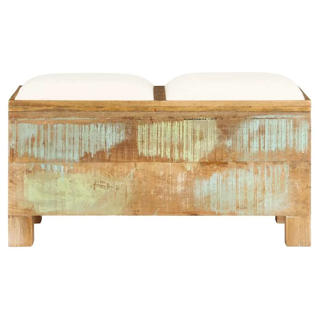 Storage Bench in Solid Reclaimed Wood