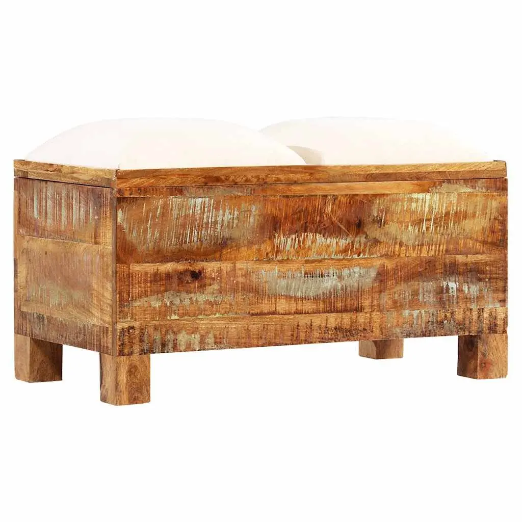 Storage Bench in Solid Reclaimed Wood
