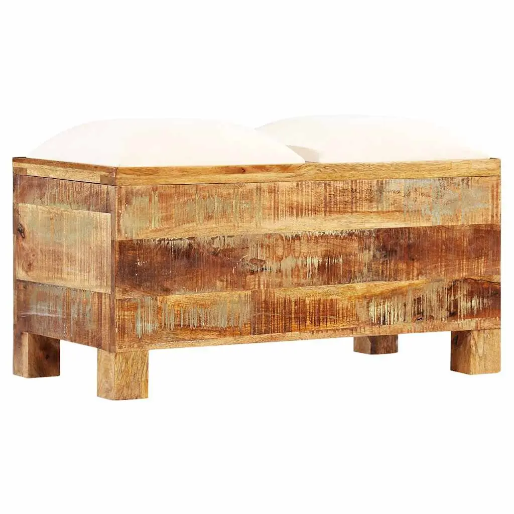 Storage Bench in Solid Reclaimed Wood