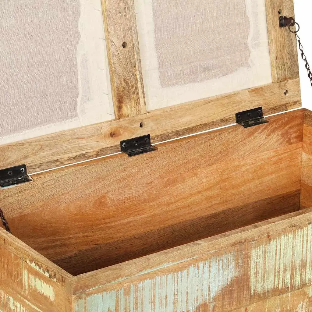 Storage Bench in Solid Reclaimed Wood