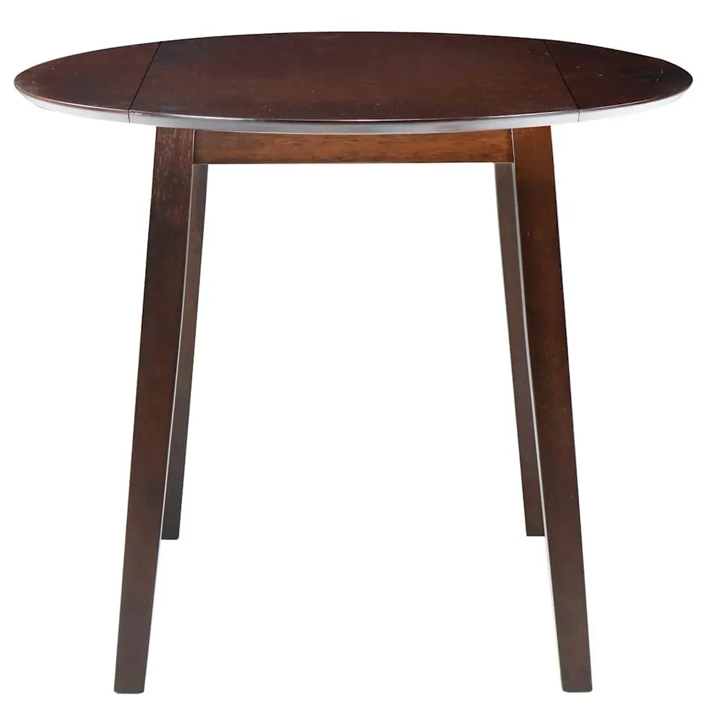 Round Drop-Leaf Dining Table for Compact Spaces