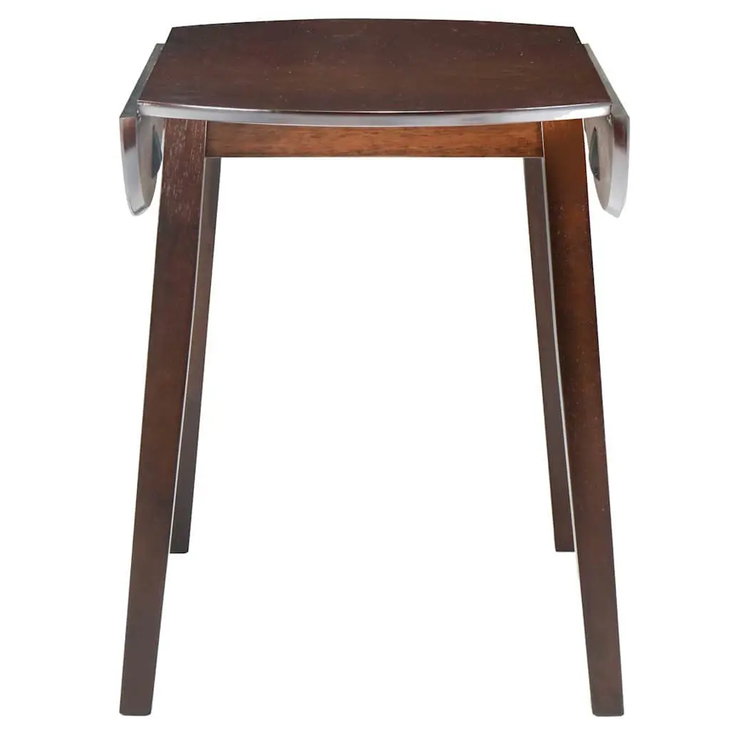 Round Drop-Leaf Dining Table for Compact Spaces