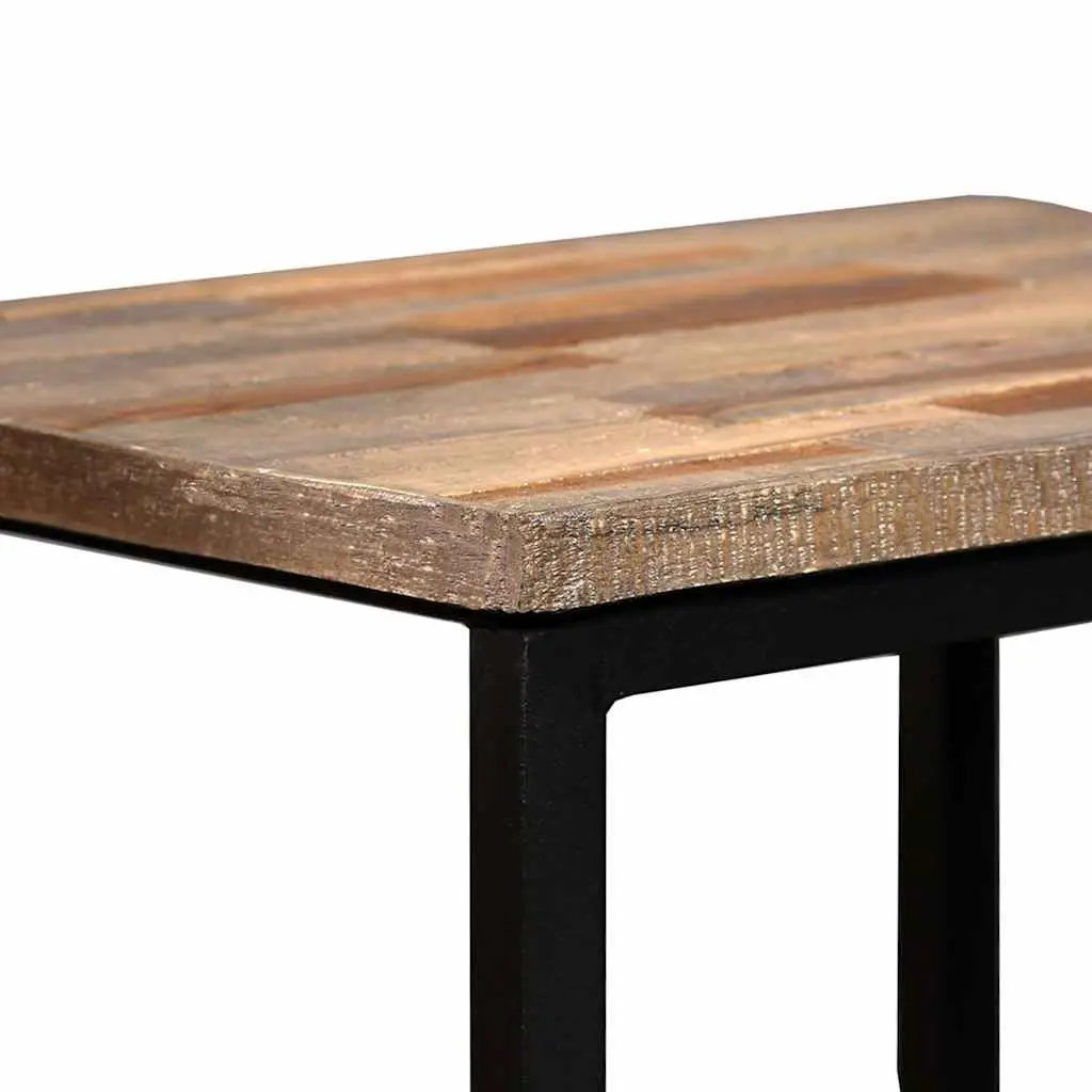 Reclaimed Teak 3 Piece Nesting Coffee Table Set