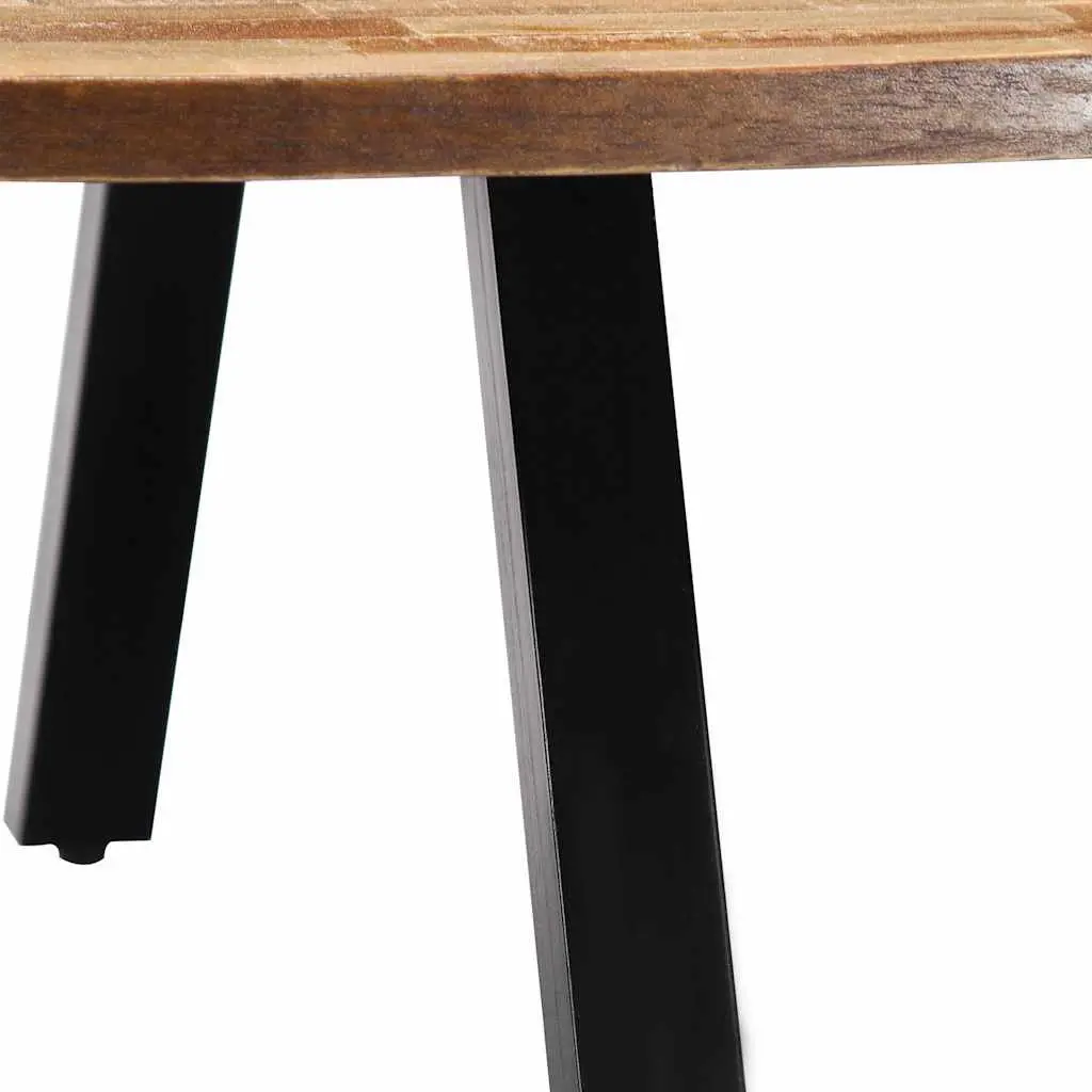 Oval Coffee Table Reclaimed Teak Solid Wooden Living Room Accent Furniture