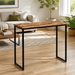 Solid Reclaimed Teak Console Table for Living Rooms