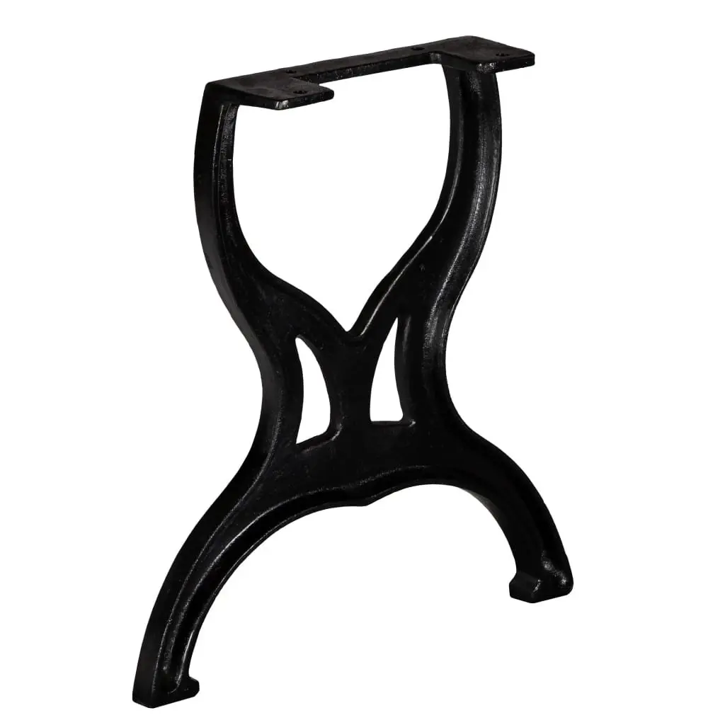 X-Frame Bench Legs Cast Iron Pair Industrial Style Table Support Furniture