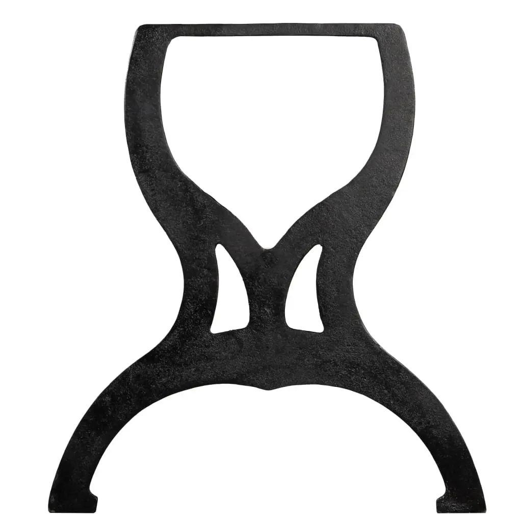 X-Frame Bench Legs Cast Iron Pair Industrial Style Table Support Furniture
